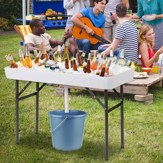 Ice cooler table rental for outdoor events in Northern Virginia