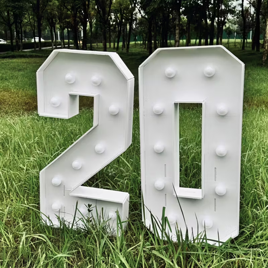 2026 marquee letter lights rental for New Year events in Northern Virginia